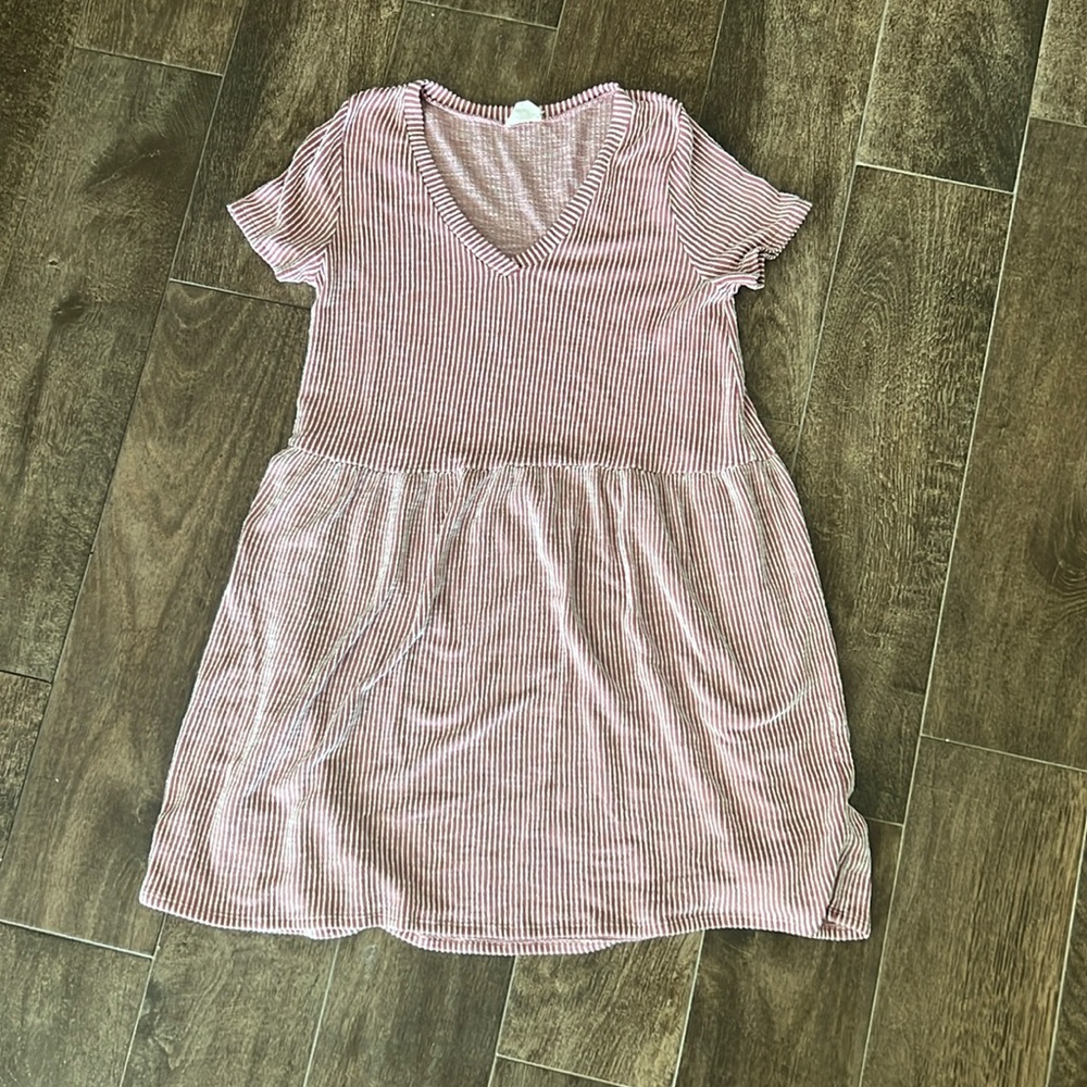 Comfortable, medium stripped blouse or dress